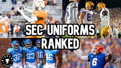 SEC FOOTBALL UNIFORMS RANKED!!! - Win Big Sports