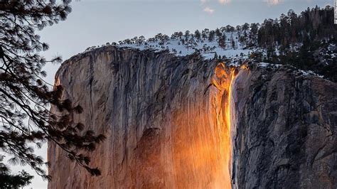 'Firefall' at Yosemite Park thrills visitors | CNN Travel