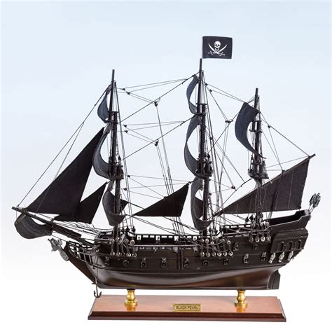 Buy Seacraft Gallery Pirates of The Caribbean Handcrafted Model Ships 15.7" - Fully Assembled ...