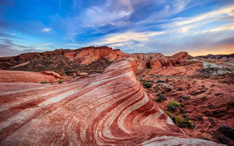 The Fire Wave 🔥🌊, Valley of Fire State Park, Nevada. Not quite as impressive as The Wave in AZ ...