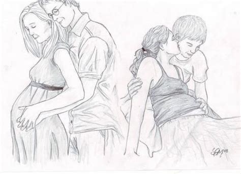 Harry and Ginny Fan Art: Pregnant Ginny & Hermione | Harry and ginny, Harry potter fan art ...