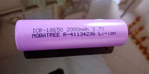 Lithium Ion Battery ICR18650 3.7V 100% original (2000 mAh) at Rs 62 in New Delhi