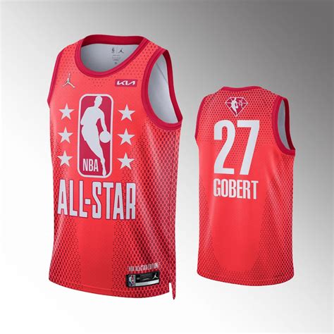 Jazz #27 Rudy Gobert Maroon 2022 NBA All-Star Reserves Jersey – Www ...