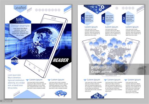 Leaflet Design Example High-Res Vector Graphic - Getty Images