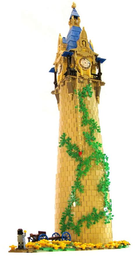 Rapunzel's Tower | Lego fairy, Lego sculptures, Lego worlds