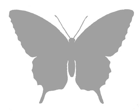 The Graphics Monarch: Free Butterfly Silhouette Image Grayscale Digital ...