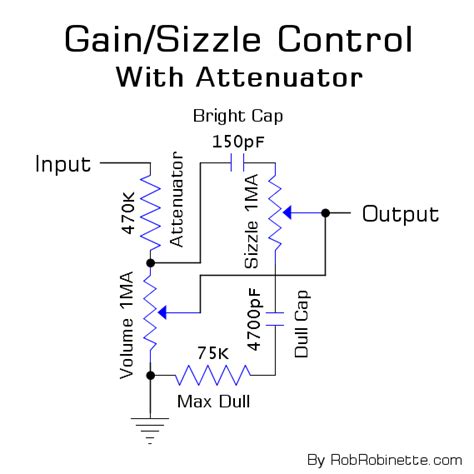 Diy Guitar Amp Attenuator Schematics - Circuit Diagram