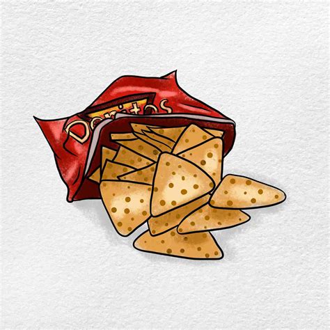 Dorito Bag Coloring Page