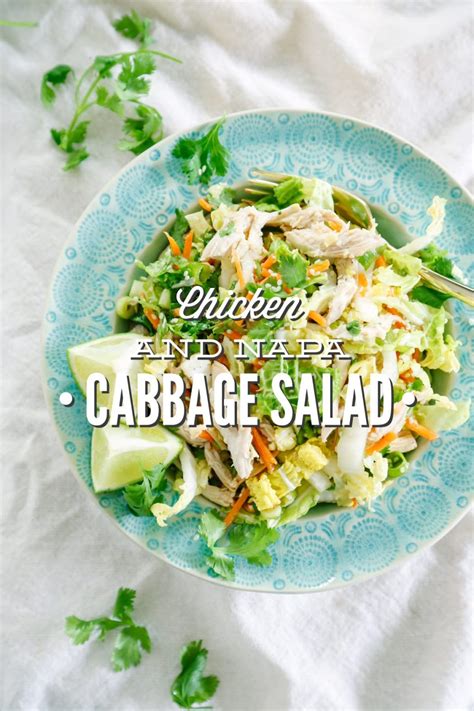 Chicken and Napa Cabbage Salad - Live Simply