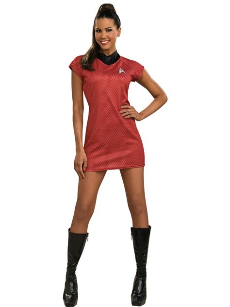 Women's Star Trek Deluxe Red Uhura Uniform Costume