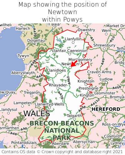 Where is Newtown? Newtown on a map