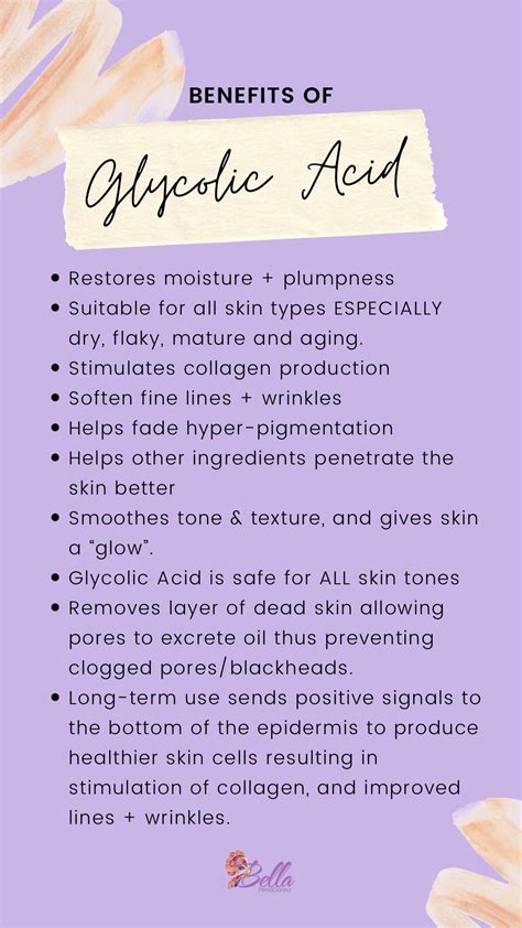 Benefits of Glycolic Acid : r/Esthetics