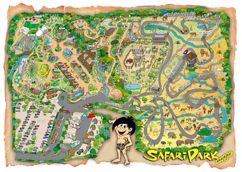 Parc Safari Park Map