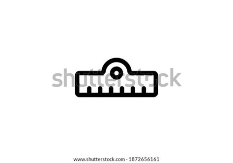 Tattoo Outline Icon Ruler Stock Vector (Royalty Free) 1872656161 | Shutterstock