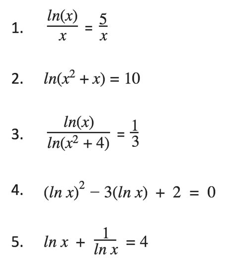 Exercises- Solve logarithmic equations – TURN THE WHEEL