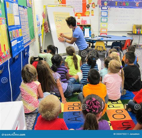 Kindergarten Classroom Editorial Photography - Image: 33247322