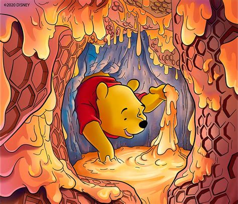 Pooh bear, honey, HD wallpaper | Peakpx