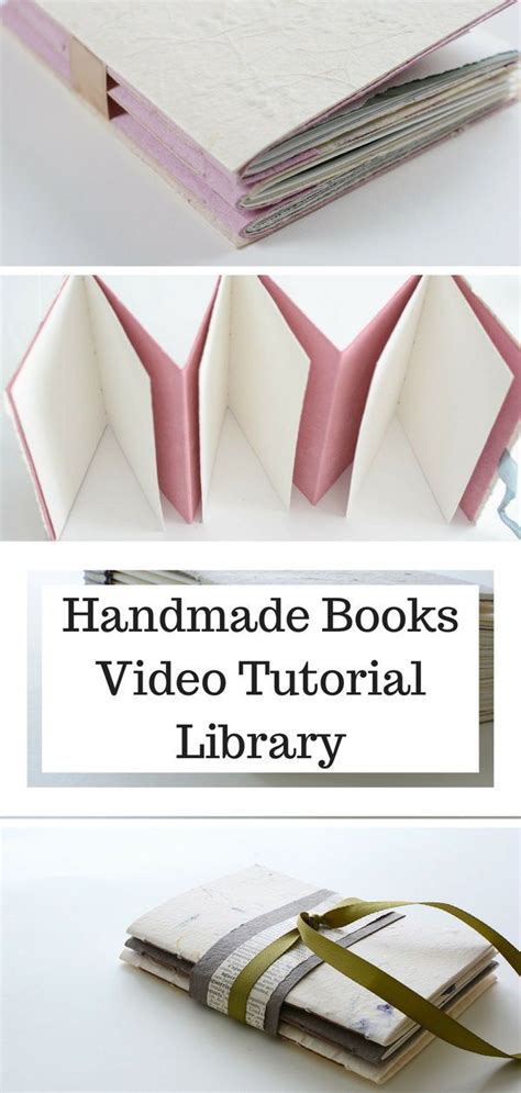 Tutorial Library - | Book binding diy, Handmade books, Handmade journals