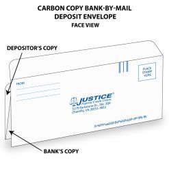 Carbon Copy Bank-by-Mail Deposit Envelope - Sheppard Envelope