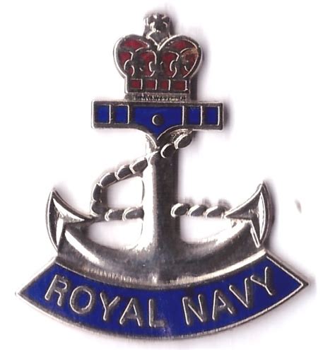 Royal Navy anchor lapel badge - ulsterflag.com