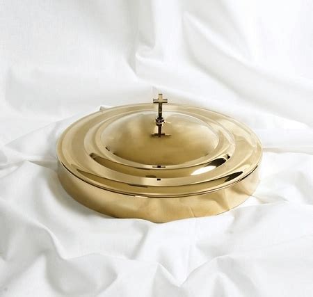 Communion Tray Cover | Brass Over Stainless Steel