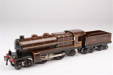 French Hornby O gauge 0 Pre-War Riviera Blue Train Loco, clockwork, circa 1927 | Blue train ...