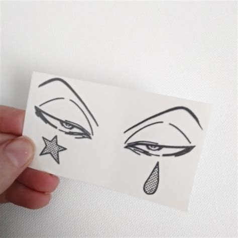 Hunter x hunter hisoka eyes temporary tattoo #hxh... - Depop