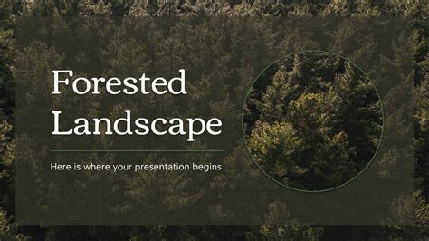 Forested Landscape | Google Slides & PowerPoint