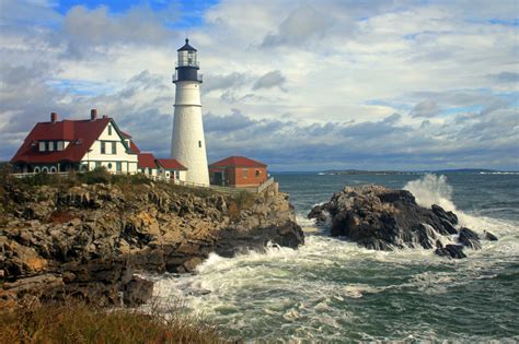 Coastal View Lighthouse Portland Headlight Maine - campestre.al.gov.br