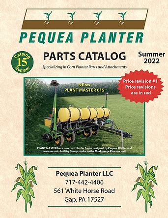 Corn Planter Parts & Attachments | Pequea Planter | Gap, PA