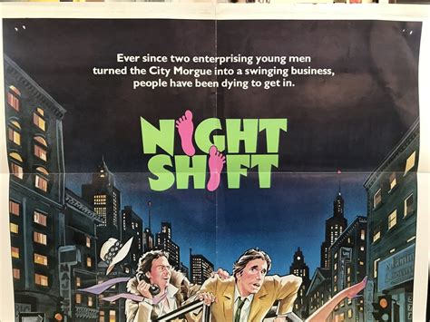 BlindSquirrelAuctions - Authentic Vintage 1982 Night Shift Movie Poster