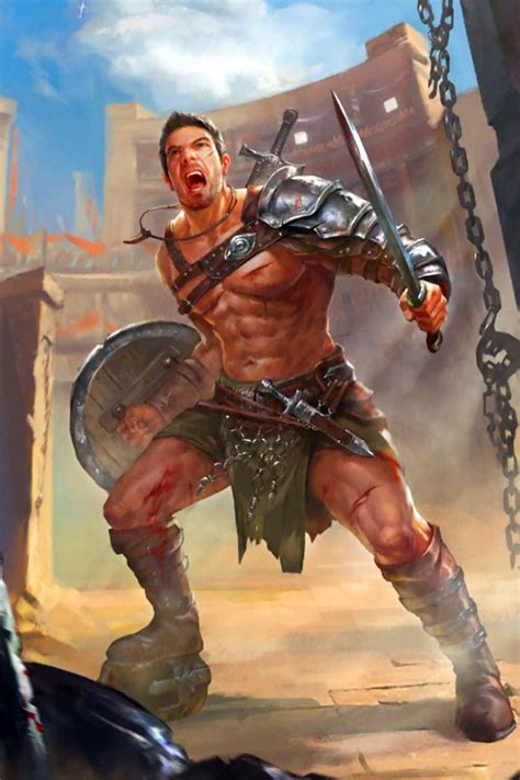 Roman gladiator in combat | Roman warriors, Roman gladiators, Roman ...