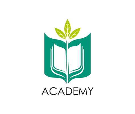 Academy or college education icon or emblem 23079286 Vector Art at Vecteezy