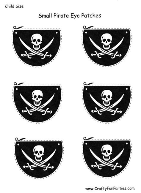 Eye Patch Template Pirate
