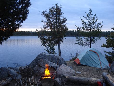 Boundary Waters Map, BWCA, Campsite Information