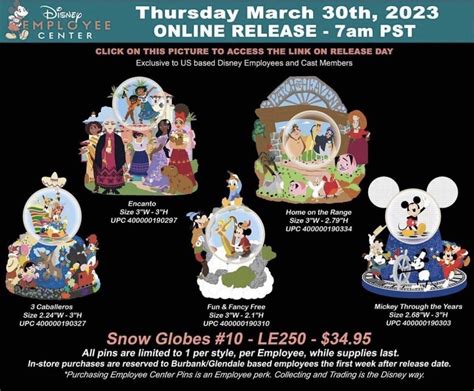 Snow Globes #10 Pin Series at Disney Employee Center - Disney Pins Blog