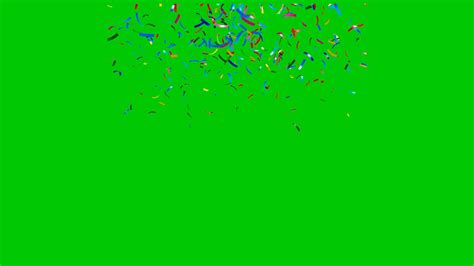 Confetti Green Screen Effect - YouTube