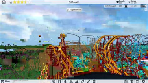 Theme Park Tycoon 2 Roller Coaster POV - YouTube