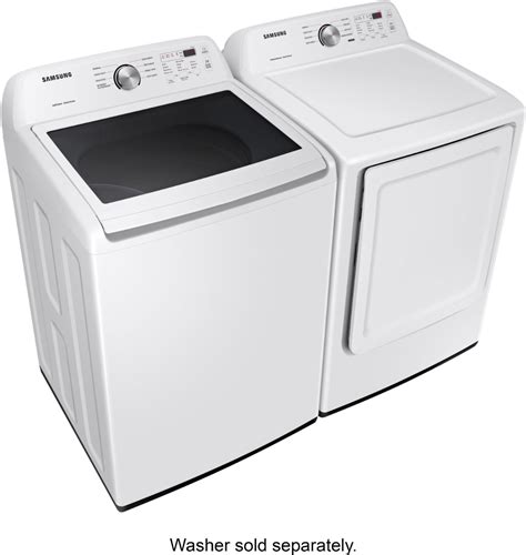 Samsung 7.2 Cu. Ft. Electric Dryer with Sensor Dry White DVE45T3200W ...