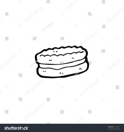 Biscuit Cartoon Stock Vector Illustration 77573272 : Shutterstock