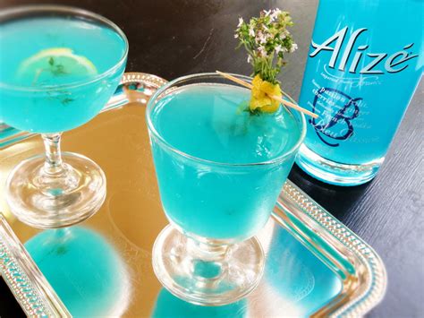 No Thyme for the Bleus - Cocktails with Alizé - Sweet Savant