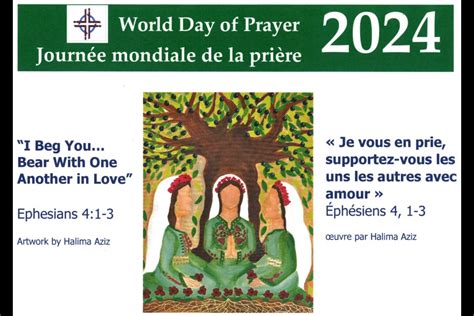 ‘I beg you … bear with one another in love’ the theme for 2024 World Day of Prayer ...