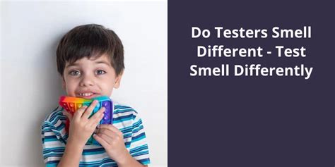 Do Testers Smell Different - Test Smell Differently