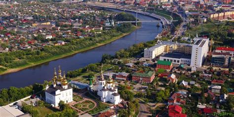 Tyumen - tourist sights on the map