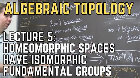 Algebraic Topology 5: Homeomorphic Spaces have Isomorphic Fundamental Groups - YouTube