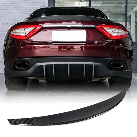 Buy JC SPORTLINE Carbon Fiber Rear Spoiler for Maserati Gran Turismo Gt ...