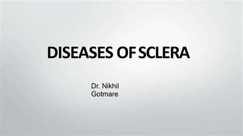 Diseases of sclera | PPT