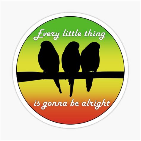 "Three Little Birds" Sticker for Sale by Andcarrano | Redbubble