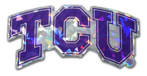 TCU Purple 3D Reflective Decal | Elektroplate