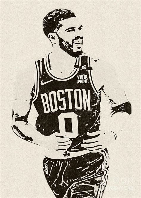 Jayson Tatum Boston Celtics Painting by Kun Funny - Fine Art America